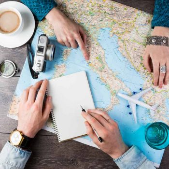 people planning for travel